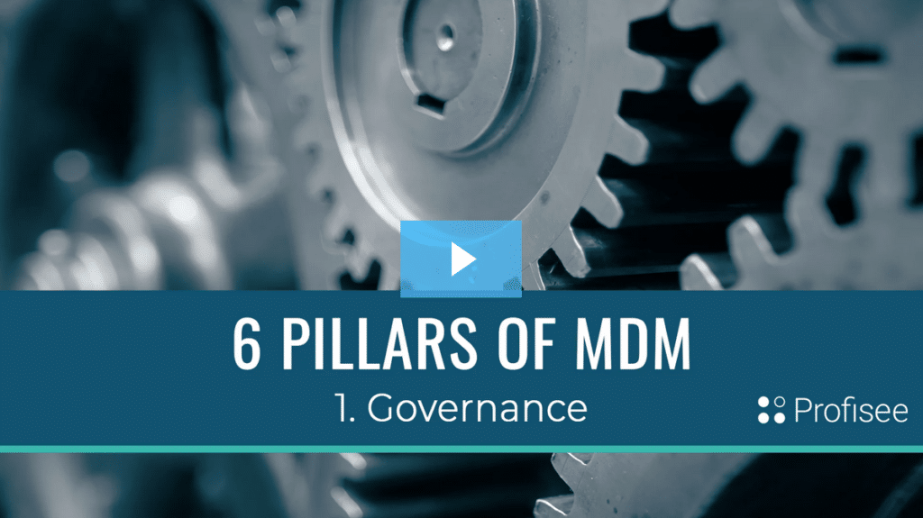 6 Pillars of MDM - Governance