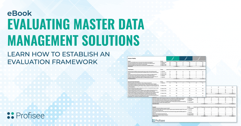 Evaluating Master Data Management Solutions