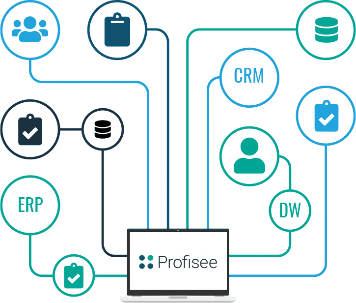 Profisee branching computer graphic