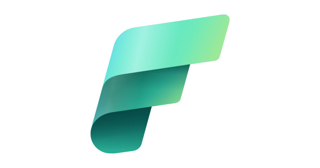 The Microsoft Fabric logo against a white background.