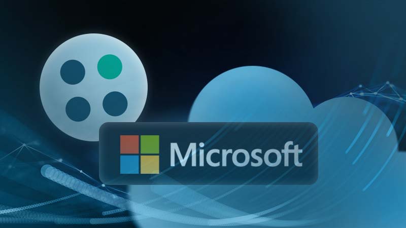 Featured image of the official Profisee dots + Microsoft logo with a cloud.