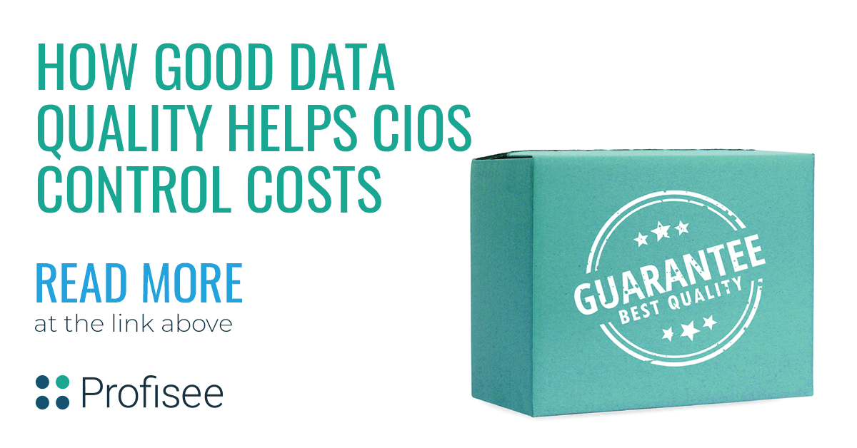 How Good Data Quality Helps IT leaders Control Costs • Profisee